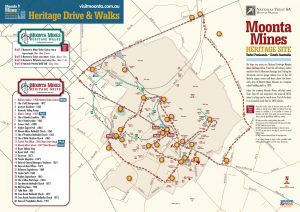 Moonta Mines Heritage Drive & Walks map